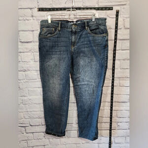 Eddie Bauer black with white stars flannel lined jeans Size 12P